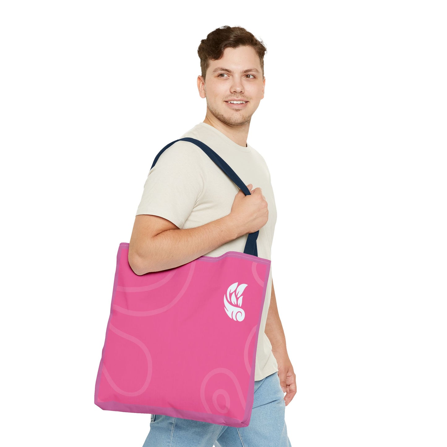 Think Pink Bold Tote Bag - Stylish Reusable Shopping Bag