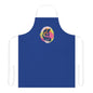 Colorful Artistic Cooking Apron with 5-Color Straps - Blue