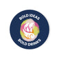 Bold Ideas Cork Back Coaster - Drinkware Accessory for Creative Minds