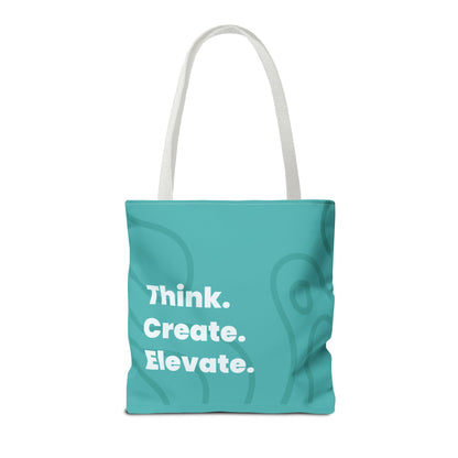 Inspirational Tote Bag – Think. Create. Elevate.