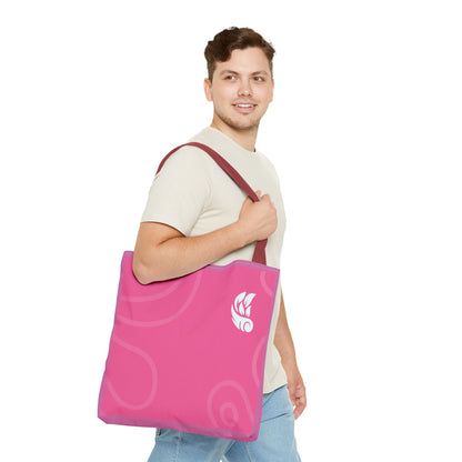 Think Pink Bold Tote Bag - Stylish Reusable Shopping Bag