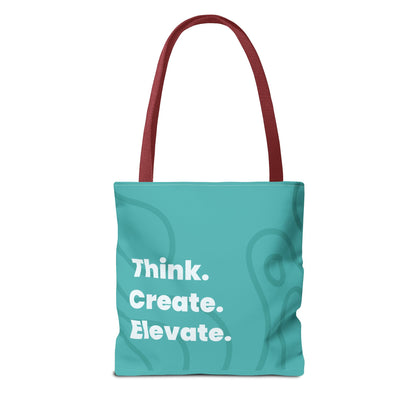 Inspirational Tote Bag – Think. Create. Elevate.