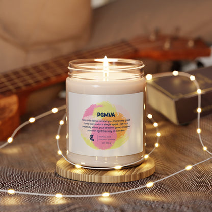 Inspirational Scented Soy Candle - "PGMVA" - 9oz