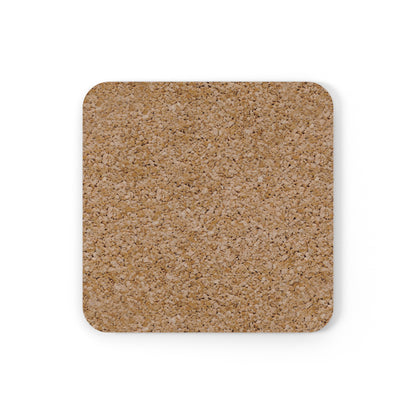 Bold Ideas Cork Back Coaster - Vibrant, Eco-Friendly Drink Accessory
