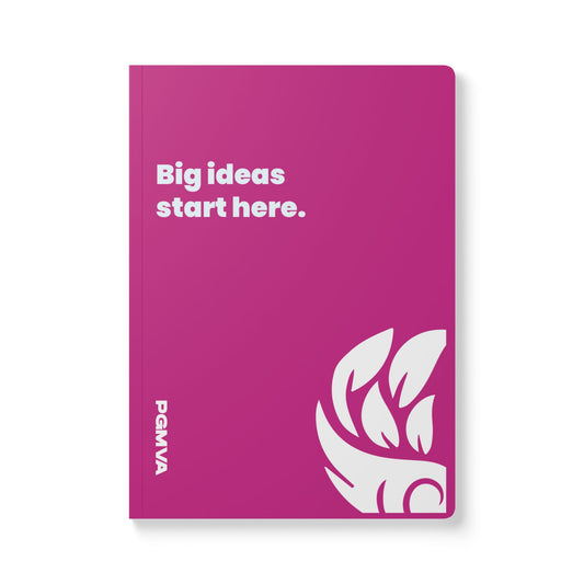 Creative Softcover Journal - "Big Ideas Start Here" - Ideal for Designers & Dreamers