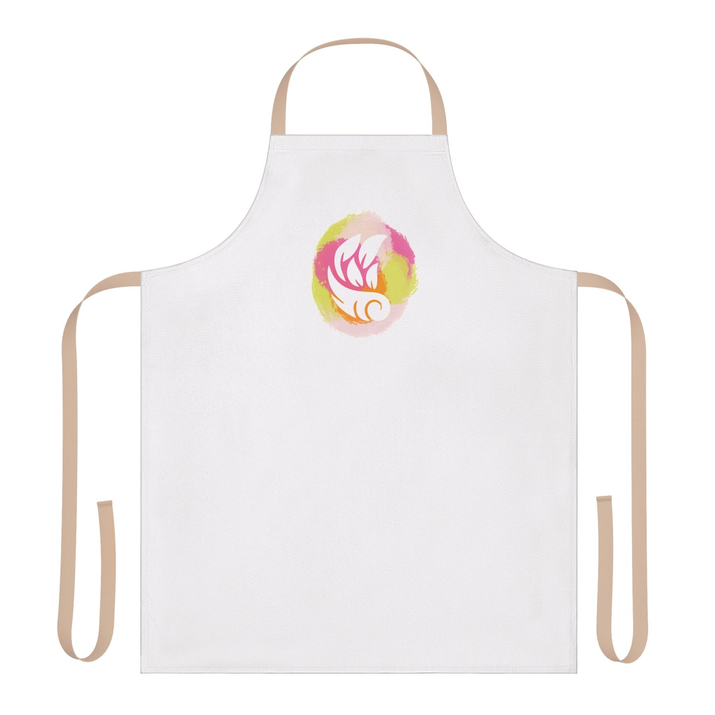 Colorful Artistic Cooking Apron with 5-Color Straps