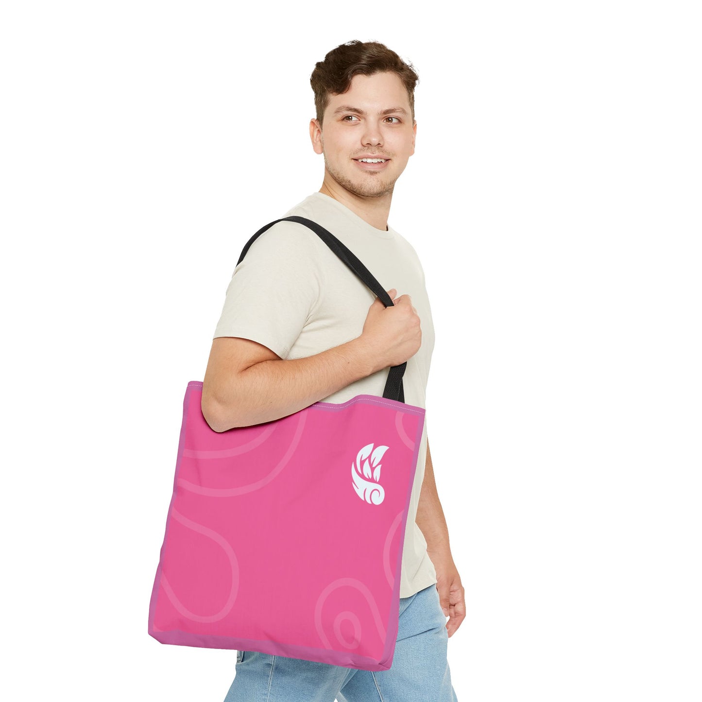 Think Pink Bold Tote Bag - Stylish Reusable Shopping Bag