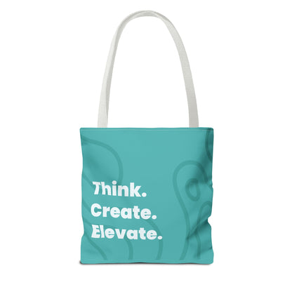 Inspirational Tote Bag – Think. Create. Elevate.