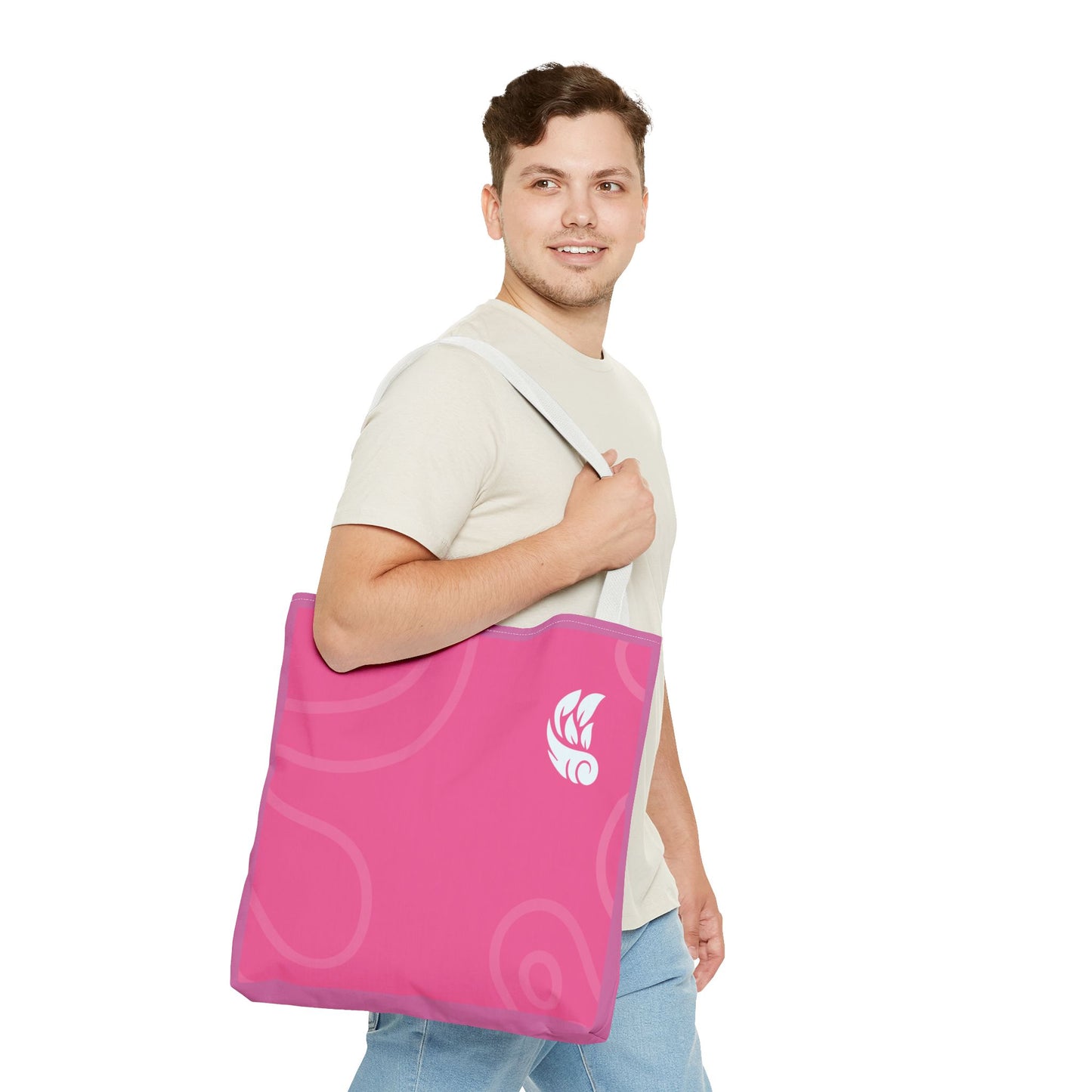 Think Pink Bold Tote Bag - Stylish Reusable Shopping Bag