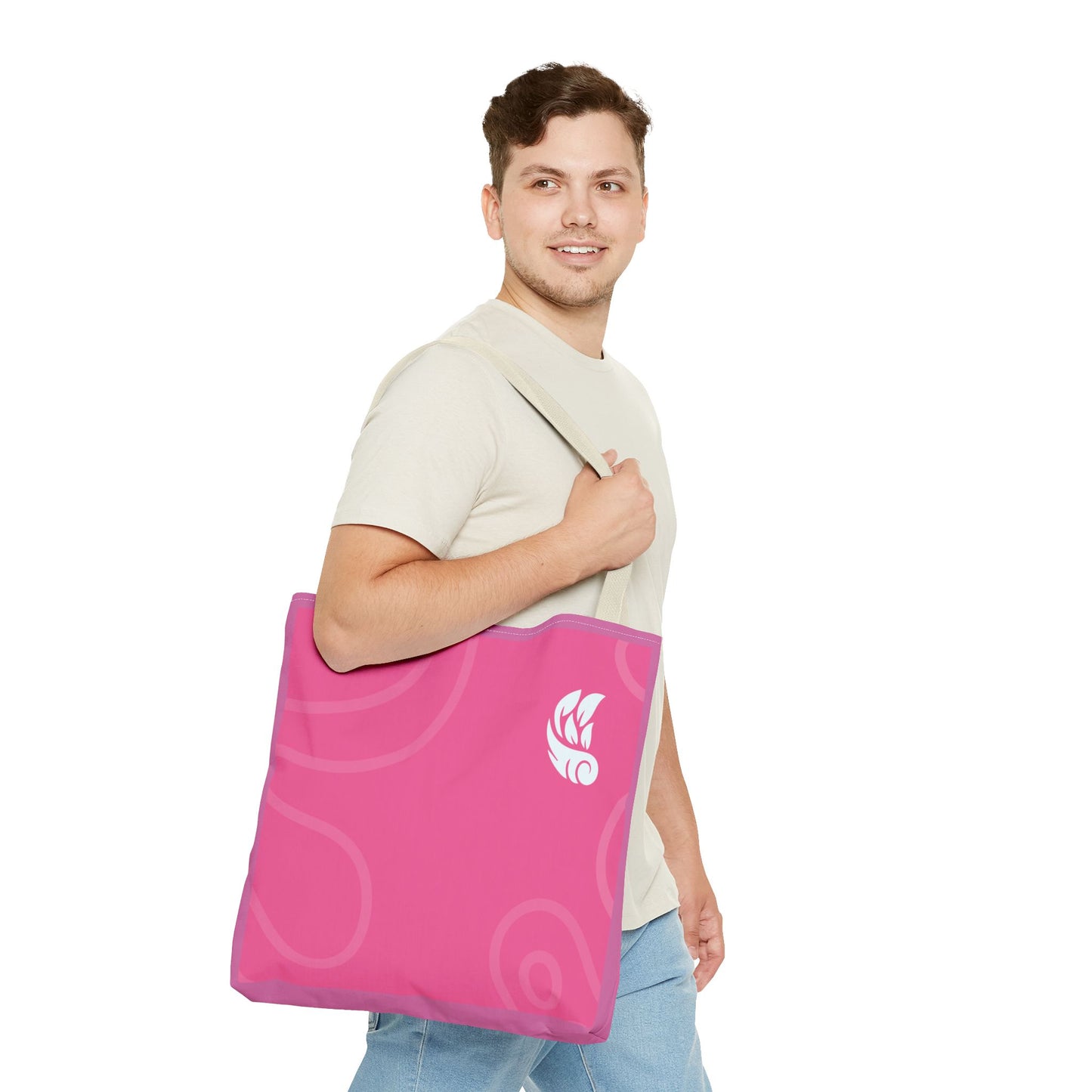 Think Pink Bold Tote Bag - Stylish Reusable Shopping Bag