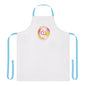 Colorful Artistic Cooking Apron with 5-Color Straps