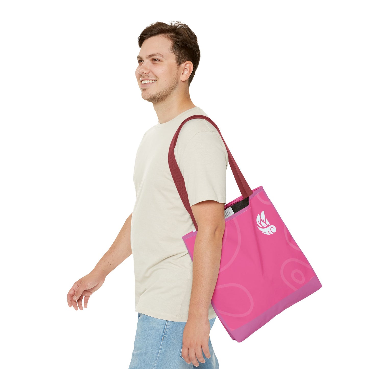 Think Pink Bold Tote Bag - Stylish Reusable Shopping Bag