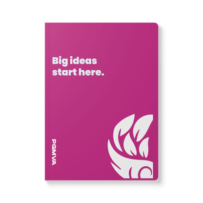 Creative Softcover Journal - "Big Ideas Start Here" - Ideal for Designers & Dreamers