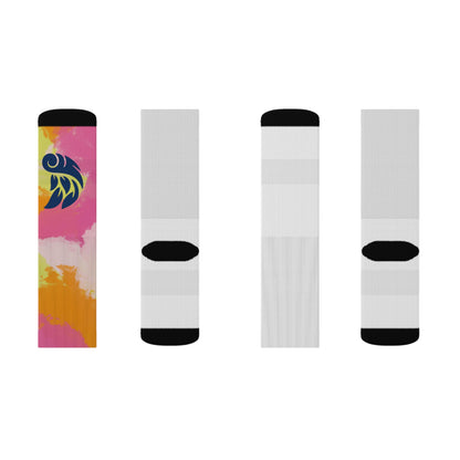 Colorful Artistic Sublimation Socks - Unique Gifts for Creative Souls